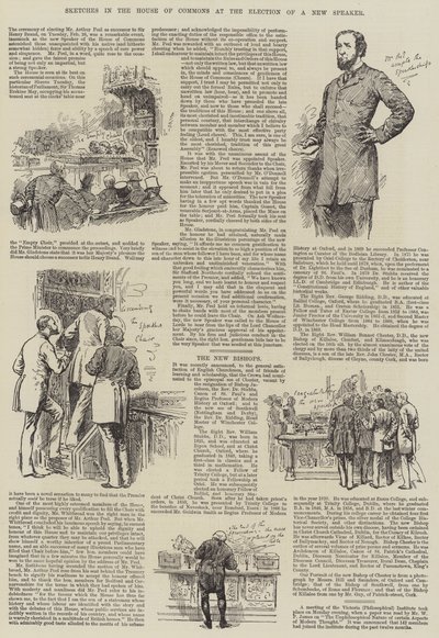下议院新议长选举草图（版画） 作者 英语学校