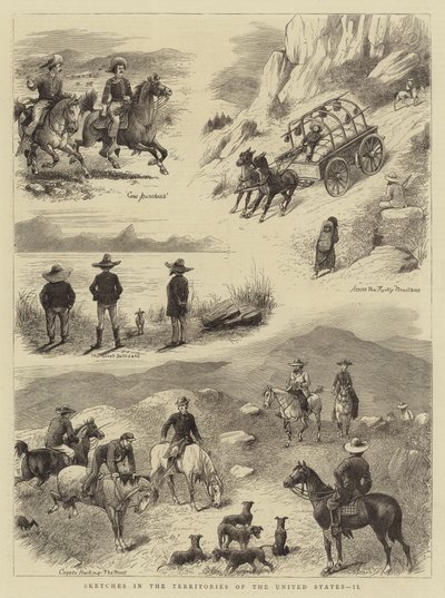 Sketches in the Territories of the United States, II (engraving) 作者 英语学校