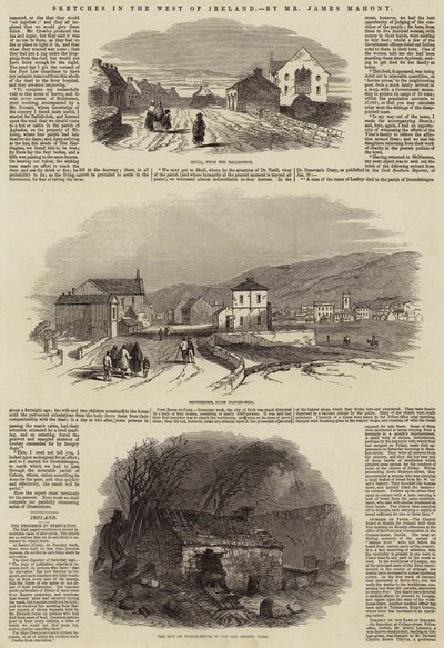 爱尔兰西部的草图（版画） 作者 英语学校