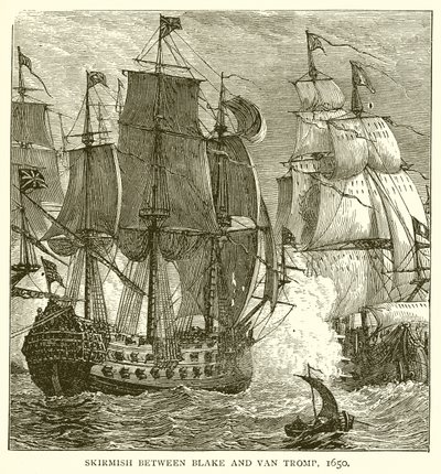 1650年Blake和Van Tromp之间的冲突 作者 英语学校