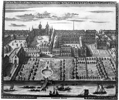 萨默塞特宫，1690年 作者 英语学校
