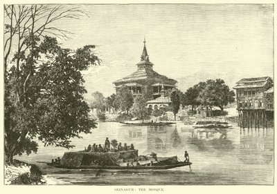 斯利那加：清真寺 作者 英语学校