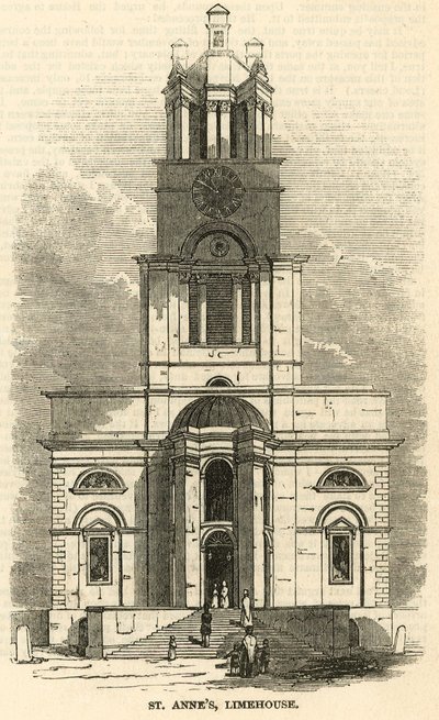St Annes教堂，Limehouse，伦敦 作者 英语学校
