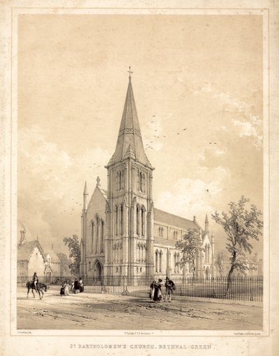 圣巴塞洛缪斯教堂，Bethnal Green 作者 英语学校