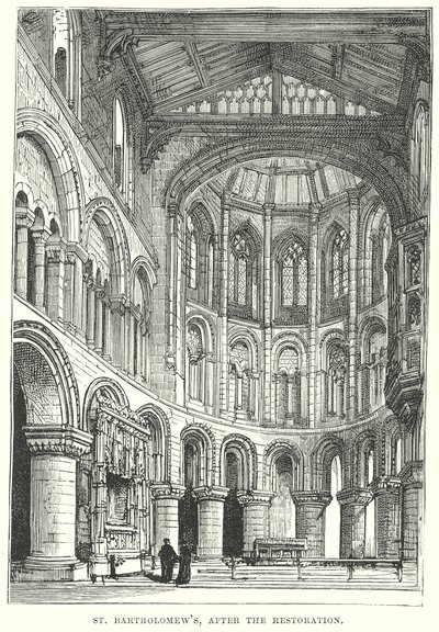 复辟后的圣巴塞洛缪教堂（雕刻） 作者 英语学校