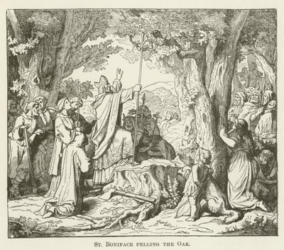 St Boniface砍伐了橡树 作者 英语学校