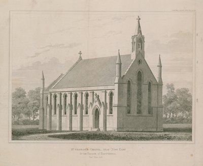 St Georges Chapel，靠近九榆树，巴特西 作者 英语学校