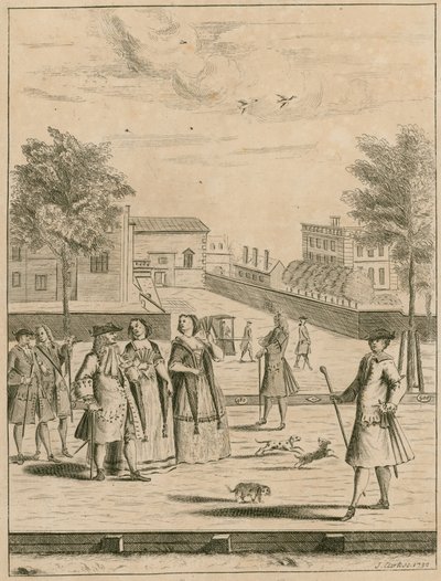 圣詹姆斯公园，购物中心，1732 作者 英语学校