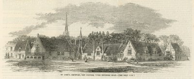 St Johns，Deptford，New Schools，Upper Lewisham Road 作者 英语学校