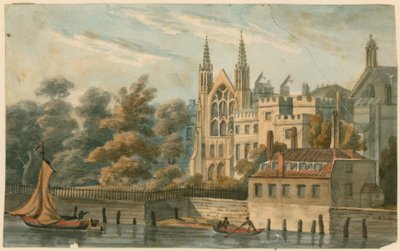 St Stephens Chapel，Speakers House等，伦敦威斯敏斯特，泰晤士河 作者 英语学校