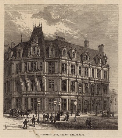 St Stephens Club，Thames Embankment 作者 英语学校
