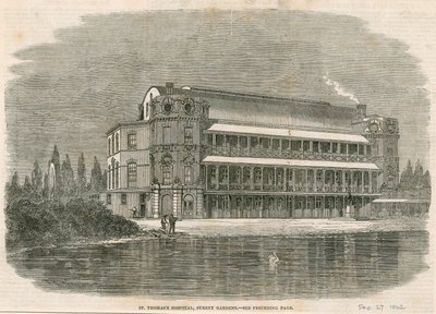St Thomass医院，萨里花园，伦敦 作者 英语学校