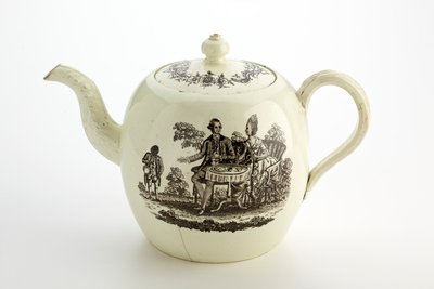 Staffordshire Wedgwood茶壶，c.1775-85（creamware） 作者 英语学校