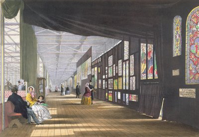 彩绘玻璃画廊，1851年出版的Dickinsons综合图片展，1854年出版 作者 英语学校