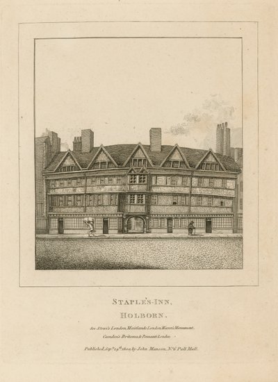 Staples Inn，霍尔本 作者 英语学校