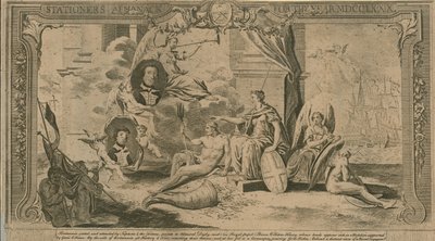 1780年的文具almanack 作者 英语学校