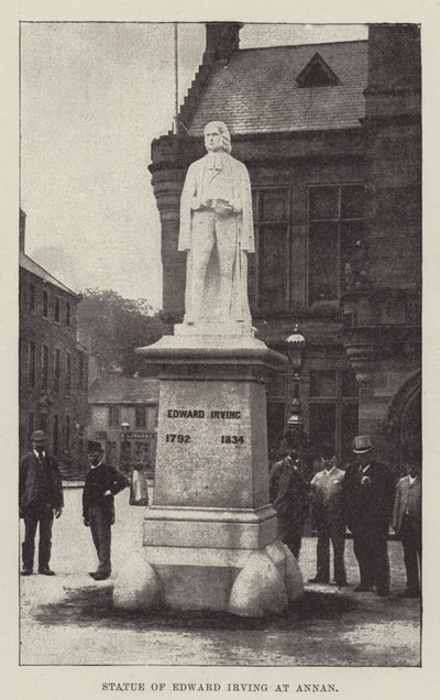 安南的爱德华·欧文雕像（雕刻） 作者 英语学校