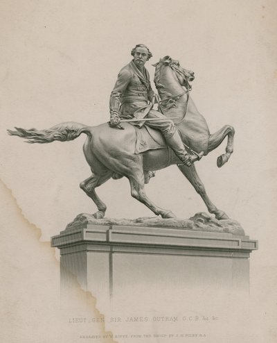 Lieut-Gen爵士雕像James Outram，GCB，加尔各答 作者 英语学校