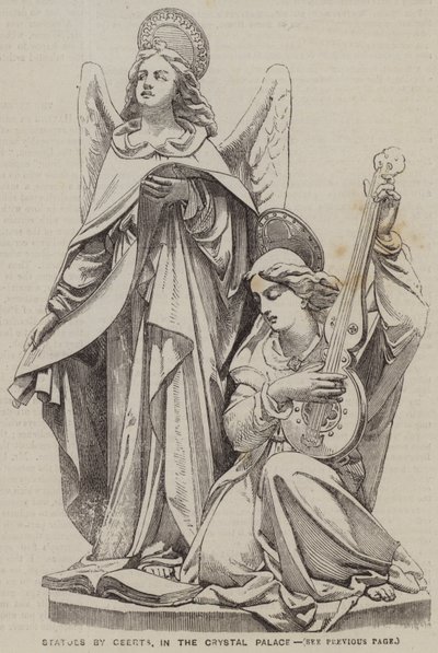 Statues by Geerts, in the Crystal Palace (engraving) 作者 英语学校