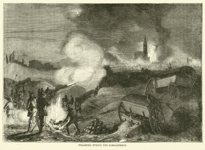 斯特拉斯堡在轰炸期间，1870年9月 作者 英语学校