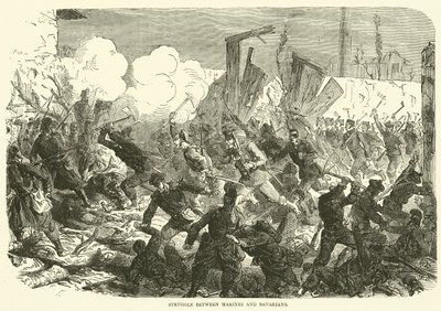 1870年12月，海军陆战队和巴伐利亚人之间的斗争 作者 英语学校