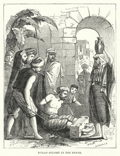 Syrian Culprit in the Stocks (engraving) 作者 英语学校