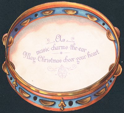 Tamborine，圣诞卡片 作者 英语学校