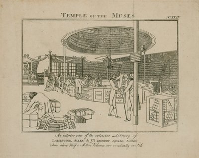 缪斯神庙，Lackington Allen＆Co，芬斯伯里广场 作者 英语学校