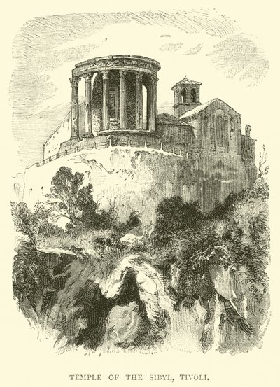 Sibyl寺庙，Tivoli 作者 英语学校
