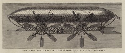 “Aerion”，对飞行器的另一个建议（雕刻） 作者 英语学校