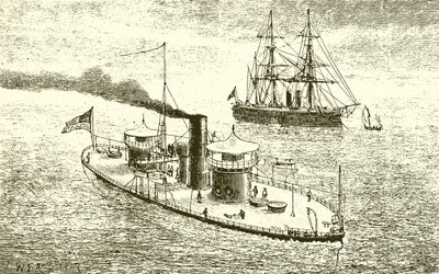 美国双炮塔军舰Miantonoma和Ironclad 作者 英语学校