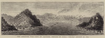 The Ashantee War, View of Aquidah, shelled by HMS "Druid", 28 August 1873 (engraving) 作者 英语学校