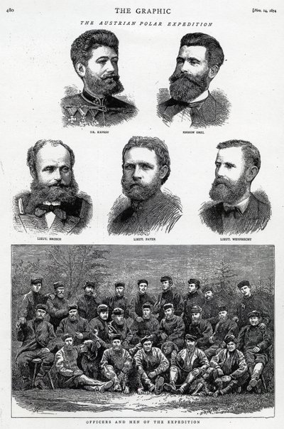 奥地利极地探险，1874年11月14日出版于The Graphic，Novemeber 作者 英语学校