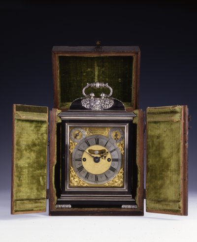 Barnard Tompion，《 Tompion and Banger》，伦敦，第460号，敲击式支架钟，约1708年（乌木和银色）（另请参阅745882-87） 作者 英语学校
