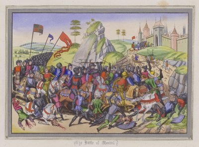 蒙蒂尔之战（彩色版画） 作者 英语学校