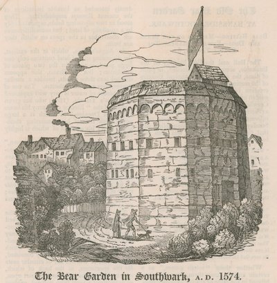 公元1574年，伦敦南华克的熊园 作者 英语学校