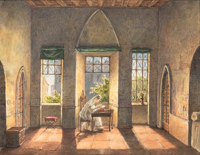 博尚塔，c.1825（纸上水彩画） 作者 英语学校