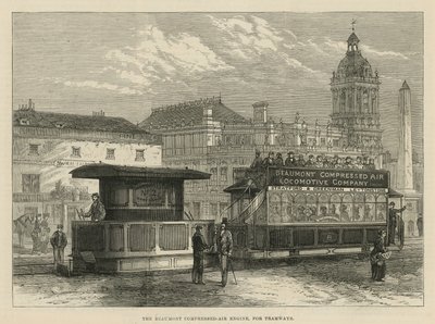 Beaumont压缩空气发动机，用于有轨电车 作者 英语学校