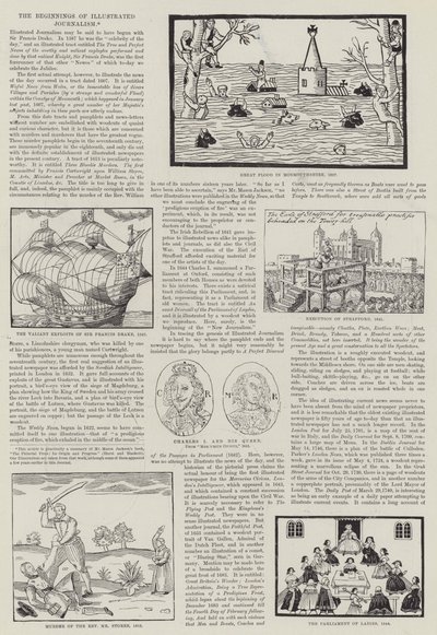 插图新闻的开端（版画） 作者 英语学校