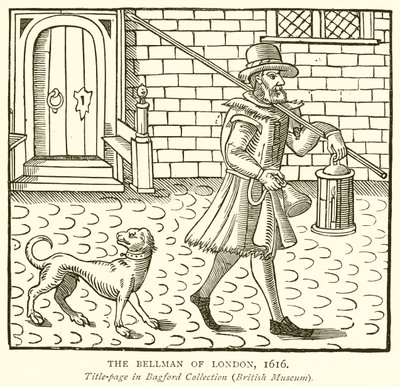 伦敦的贝尔曼，1616年 作者 英语学校