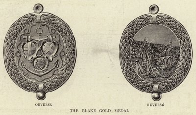 The Black Gold Medal (engraving) 作者 英语学校