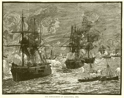 亚力量轰炸，1882年 作者 英语学校