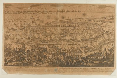 1807年9月，约翰·费尔本出版的哥本哈根轰炸和丹麦舰队的投降 作者 英语学校