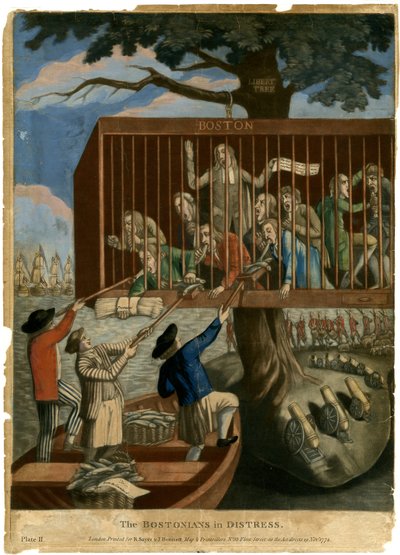 遇难的波士顿人，1774年 作者 英语学校