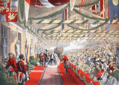 The Bricklayers Arms Station，1863年3月7日，来自爱德华七世婚礼纪念馆和丹麦亚历山德拉，酒吧。 1864年 作者 英语学校