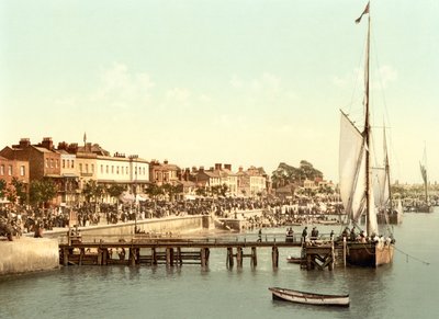 购物车游行，Southend（手工彩色照片） 作者 英语学校