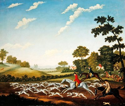 追逐》，约1770年（布面油画） 作者 英语学校