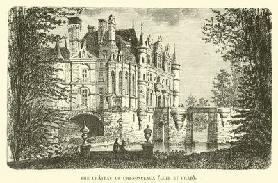 Chenonceaux城堡，Loir et Cher 作者 英语学校