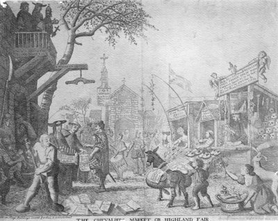 骑士市场，或高地博览会，由乔治比克汉姆出版，1745年 作者 英语学校