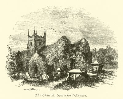 教堂，Somerford-Keynes 作者 英语学校